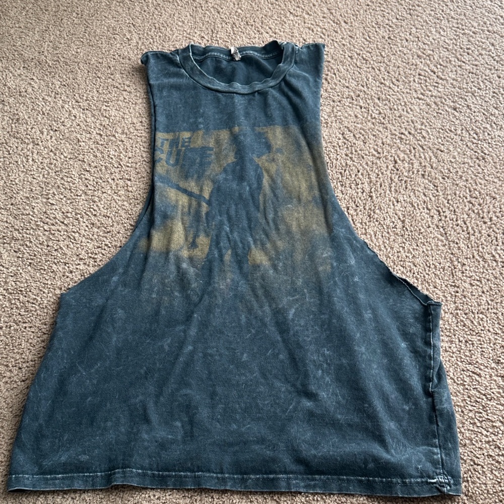 The Cure Sleeveless muscle Graphic Tank Top band